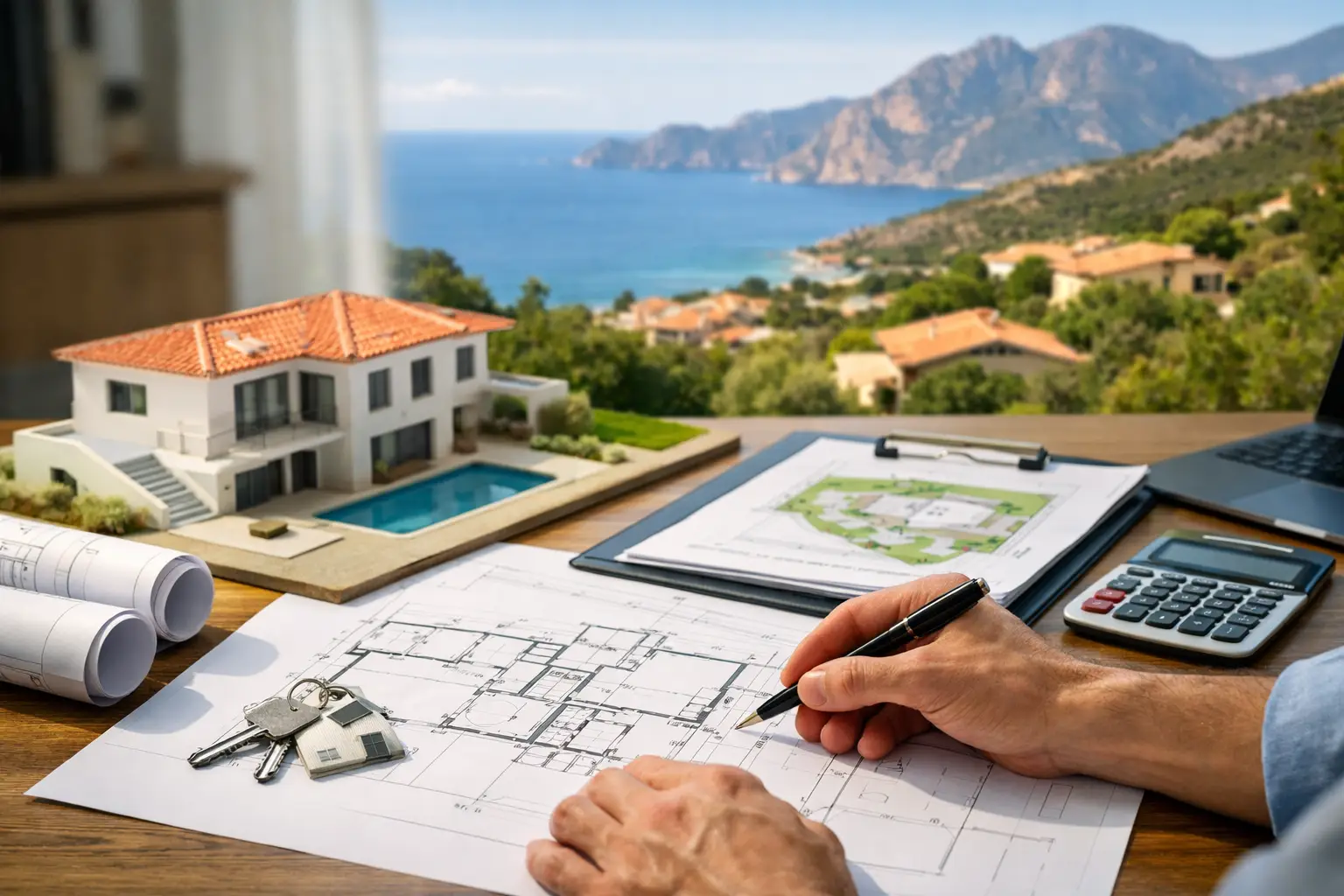 Déposer un permis villa en Corse sans erreur