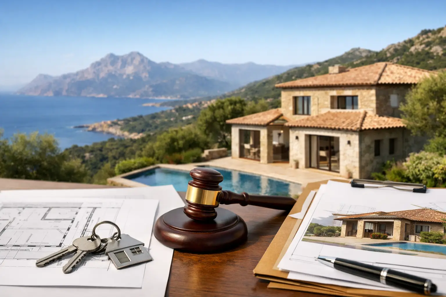 Guide permis maison en Corse