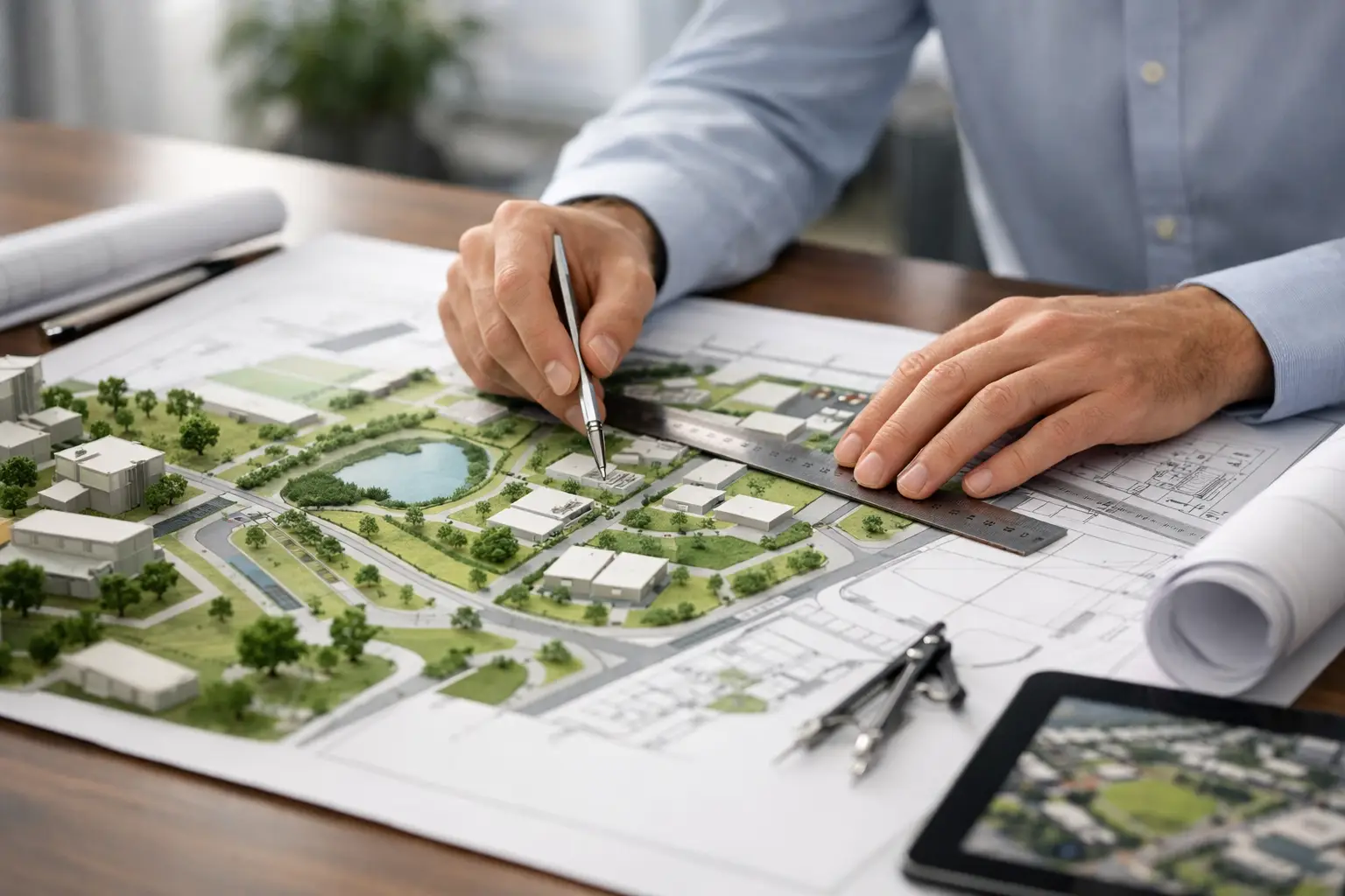 Préparer un plan de masse conforme
