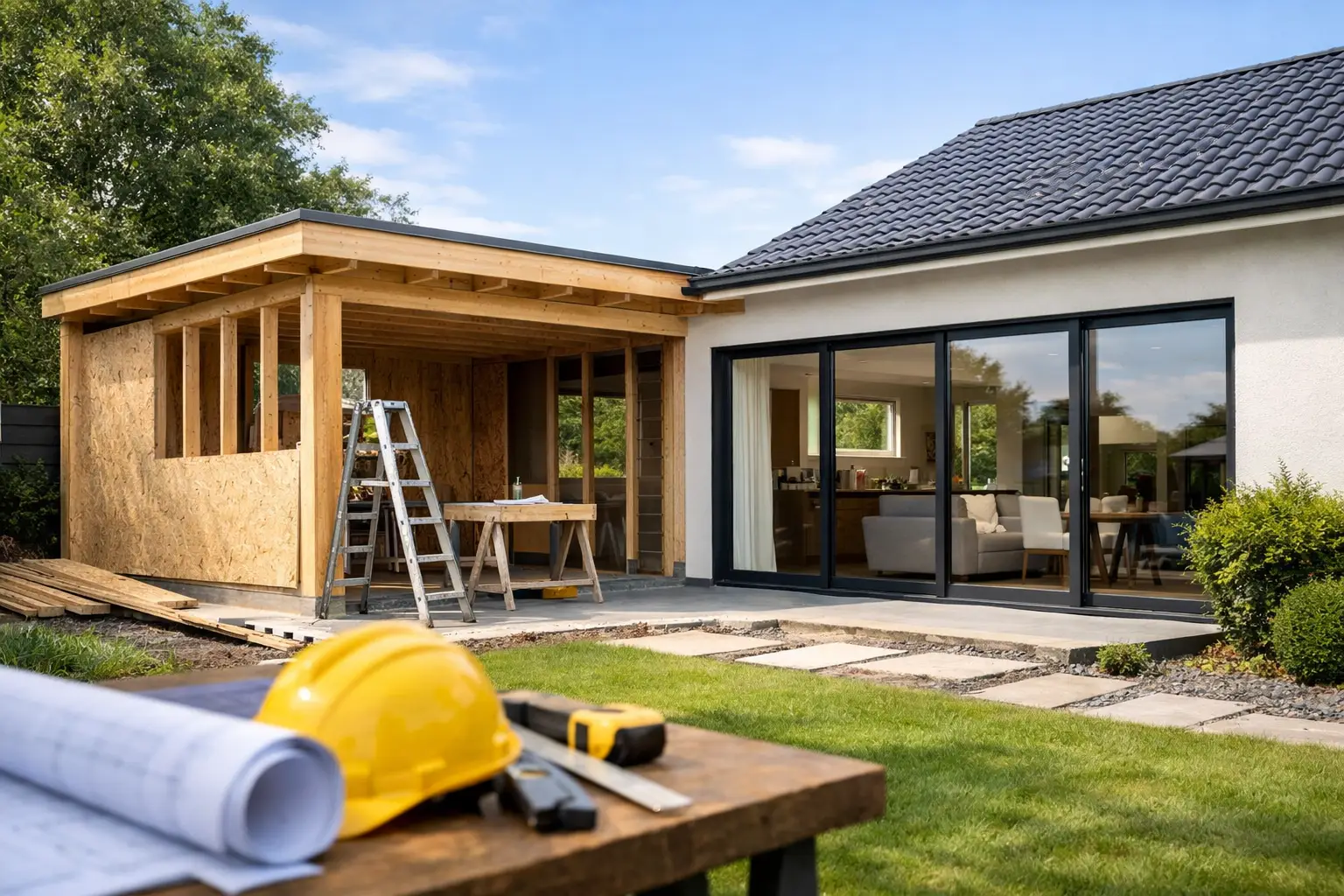Peut-on agrandir sans permis de construire ?